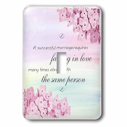 3dRose lsp_254247_1 Marriage Wedding Falling Love Same Person Quotes Phrases Toggle Switch