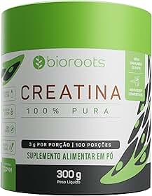 Creatina 100% Pura Monohidratada 300g - Bioroots - Músculos e Energia
