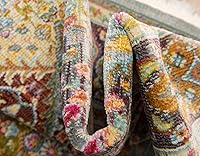 Vista 7 de Unique Loom Baracoa Collection Alfombra de área - Marta (2' 2" x 3' 1" Rectángulo, Multi/ Borgoña)