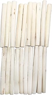 5512 Skinny Sola Logs Pk20 - Handcut skinny sticks of natural sola wood, Airdried, Lightweight, Easy to chew for all size of pet birds, Versatile, Great for Budgie Canary Lovebird Parrotlet Canary