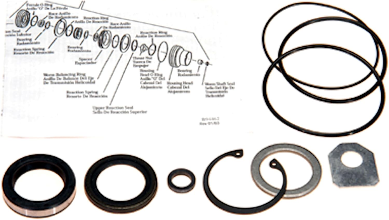 Steering Gear Pitman Shaft Seal Kit fits 1965-1972 Plymouth Satellite Satellite,