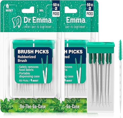 Púas de cepillo de goma, 2 paquetes, 100 púaspaquete