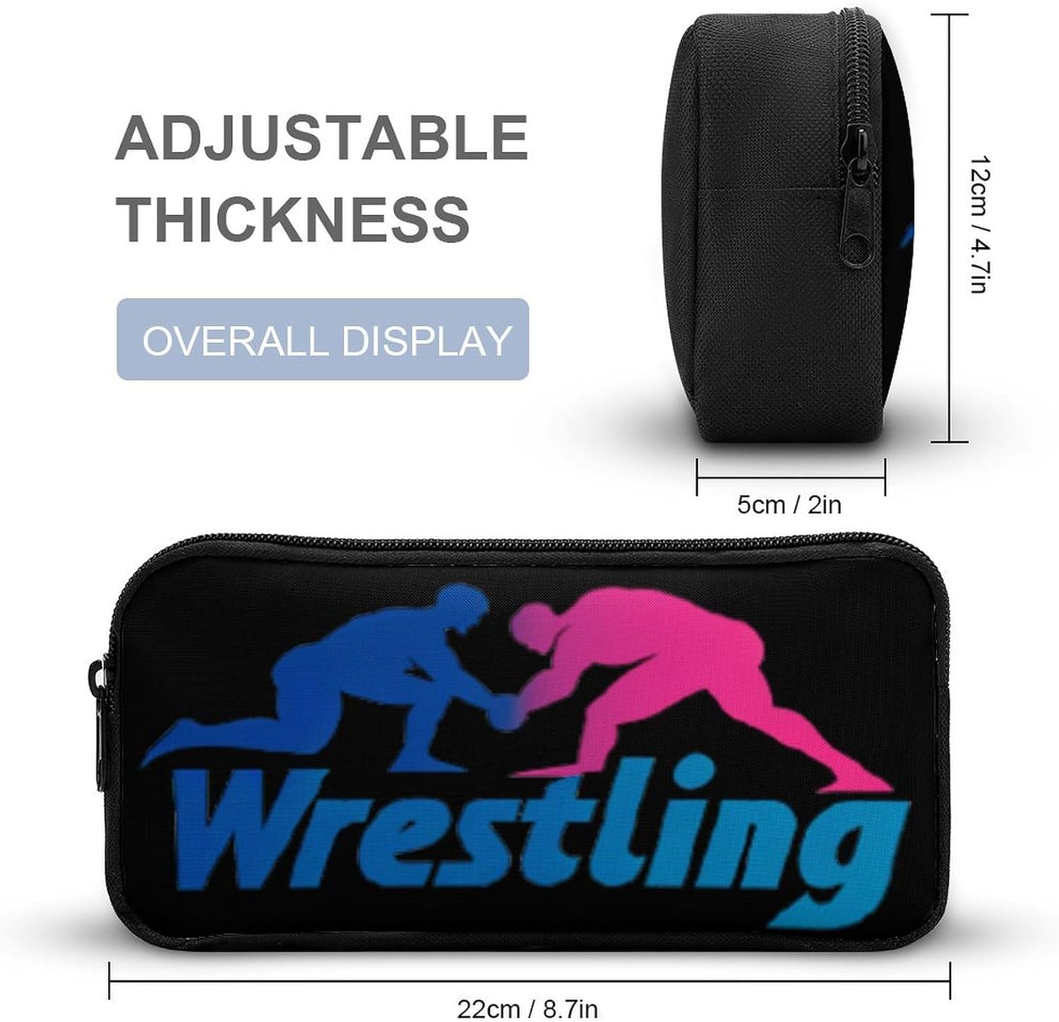 Wrestling Travel Cosmetic Bag Makeup Bag image 2