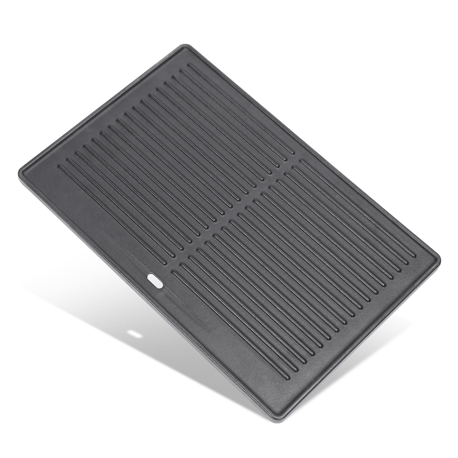 Denmay Żeliwna płyta grillowa 41,5 x 27,5 cm do grilla Tepro Toronto, TAINO Hero XL, Activa Angular, EL Fuego Montreal, EL Fuego Ontario grill na węgiel drzewny, uniwersalna płyta grillowa plancha