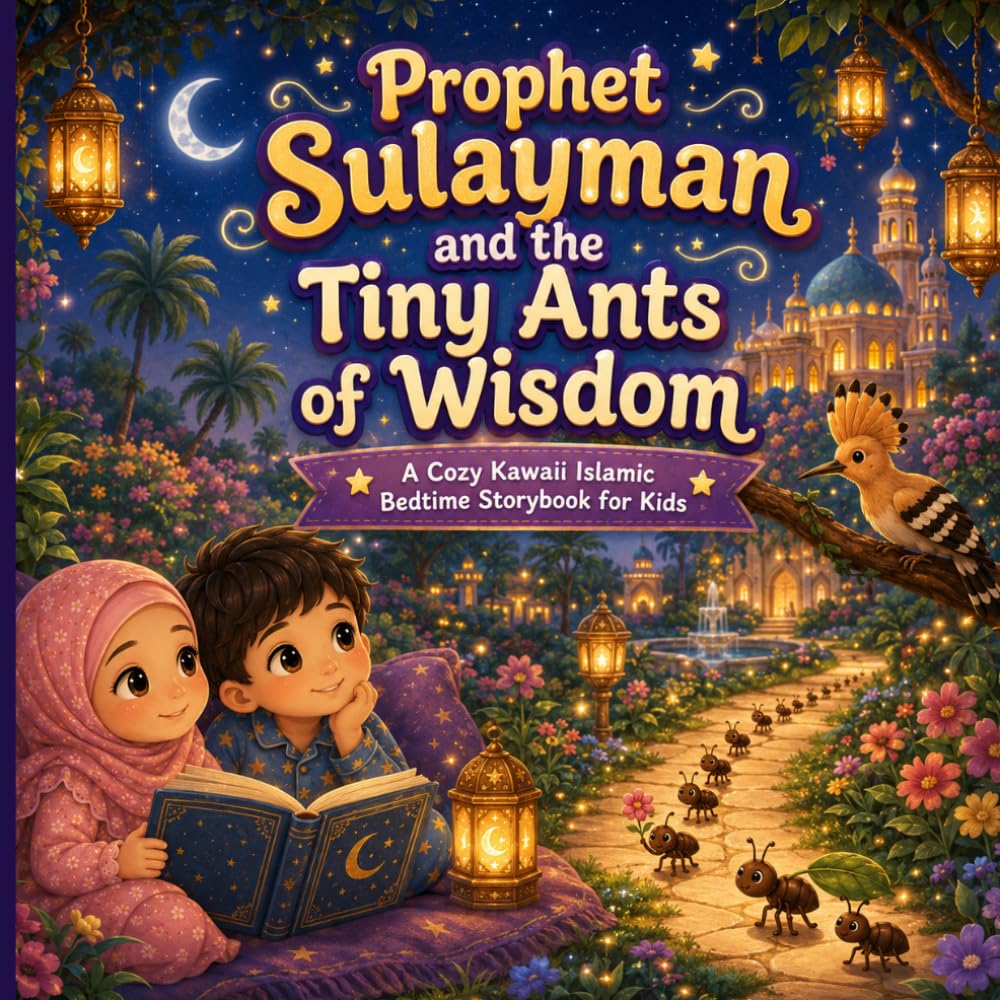 Prophet Sulayman and the Tiny Ants of Wisdom: A Cozy Kawaii Islamic Bedtime Storybook for Kids (Bedtime Prophet Stories)