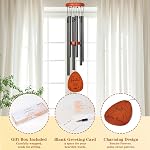 Bestie Gift for Best Friend, Bestie Birthday Gifts Wind Chimes, Christmas Friendship Gift Home Decor for BFF, Soul Sister, on Thanksgiving, Xmas, House Warming - 26 Inch