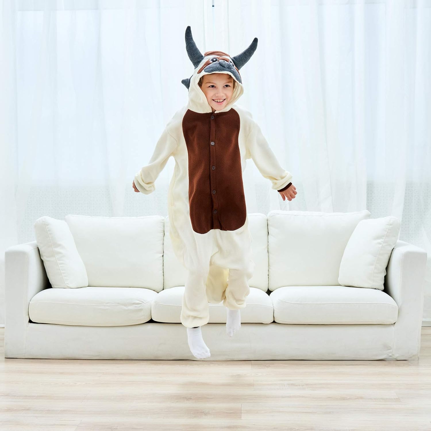 GZHOK Unisex Cartoon Pajamas Animal Cosplay Costumes Kids Polar Fleece Plush PJS : Clothing, Shoes & Jewelry