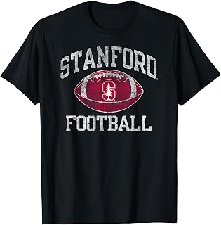 Stanford Cardinal Football Intensity Vintage Black T-Shirt