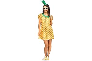 Women's Sexy Pineapple Costume with Adjustable Straps