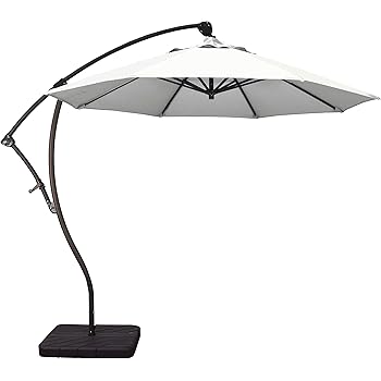 Amazon Com Phat Tommy 9 Ft Cantilever Offset Aluminum Market Patio Umbrella With Tilt For Shade And Outdoor Living Garden Outdoor