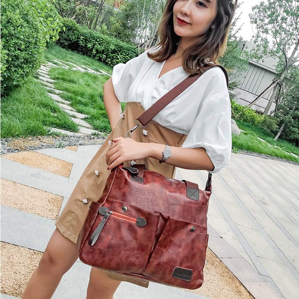 Shoulder Bag Lady Soft Leather Handbag, Large Capacity Fringed