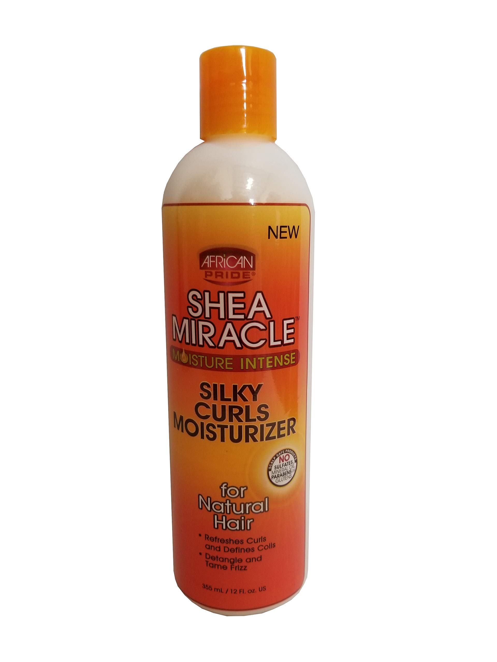 African PrideAp Shea Miracle Silky Curls Moisturizer 12 Ounce (354ml) (2 Pack)