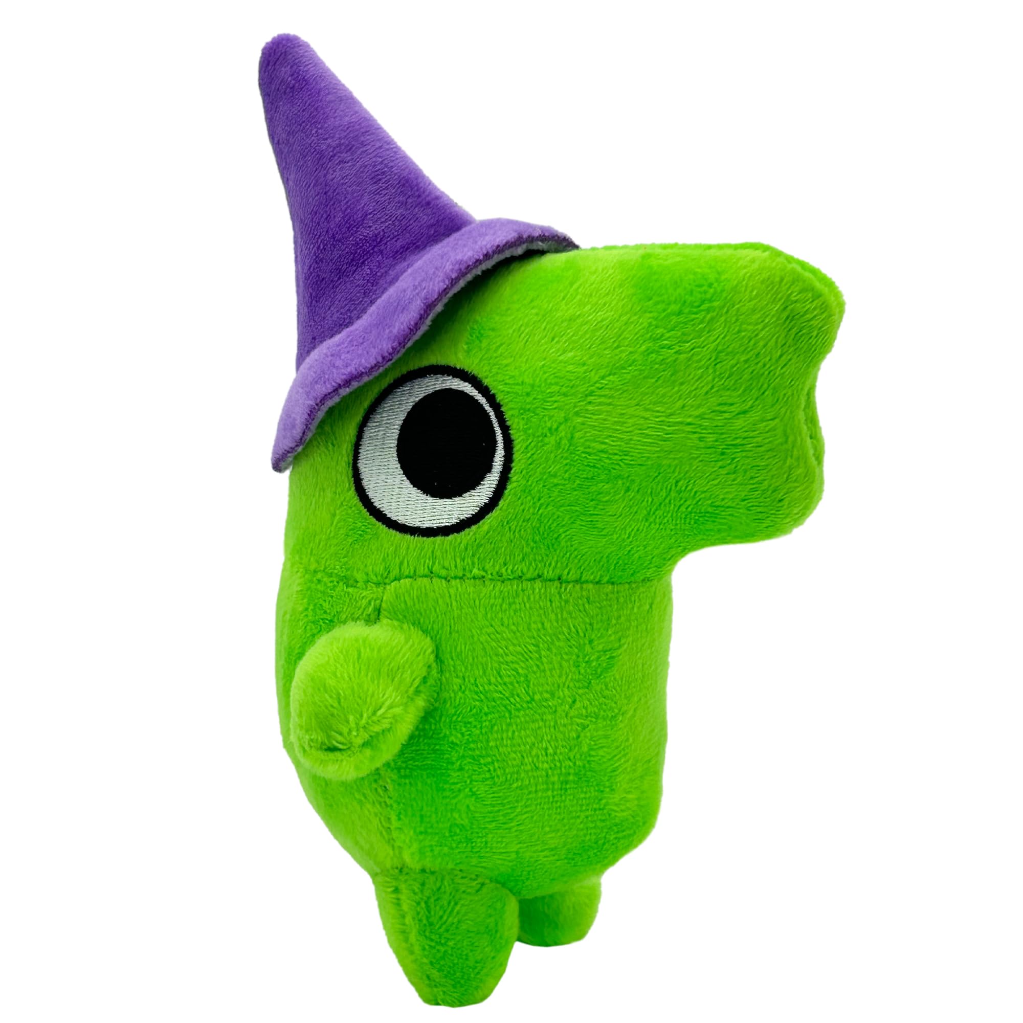 Gensly Friends Glep Plush Toy Green Monster Plush Doll with a Purple Cap Cartoon Soft Stuffed Plush Doll for Kids Gifts for Fans