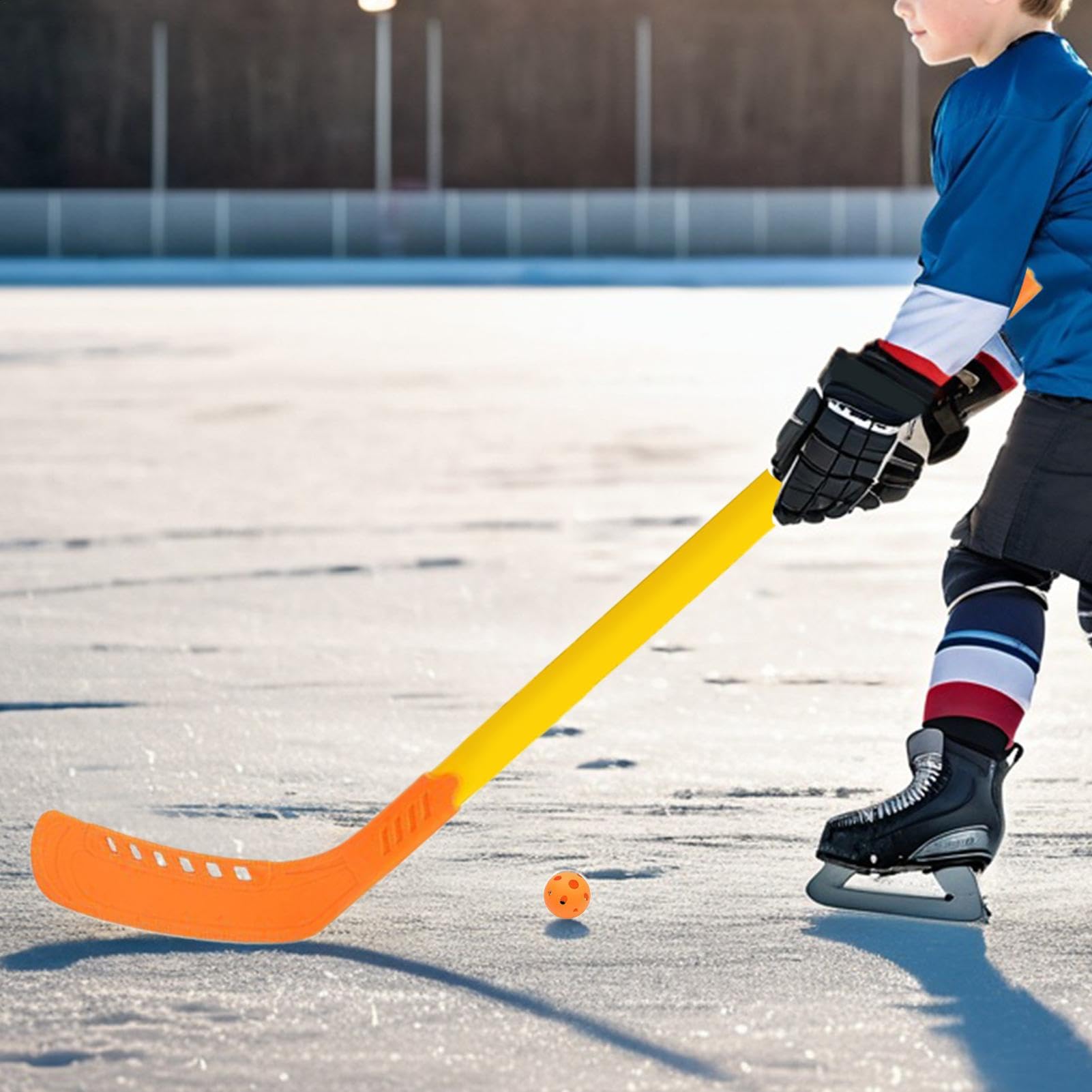 Bastoni da Hockey per Interni, Bastoncini da Hockey per Bambini - Set di Bastoncini da Hockey su Ghiaccio | Bastone da Hockey all'aperto per Principianti, Set da Allenamento Sportivo per