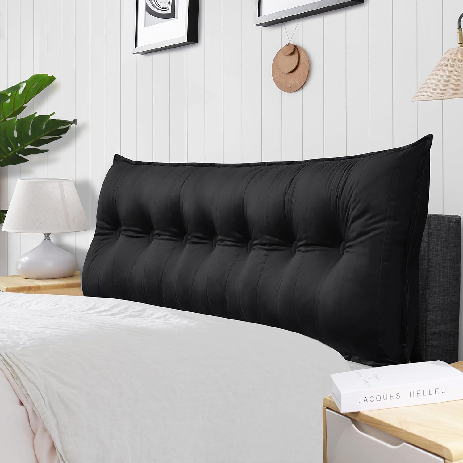 Rucener Rectangular Headboard Reading Body Pillow Large