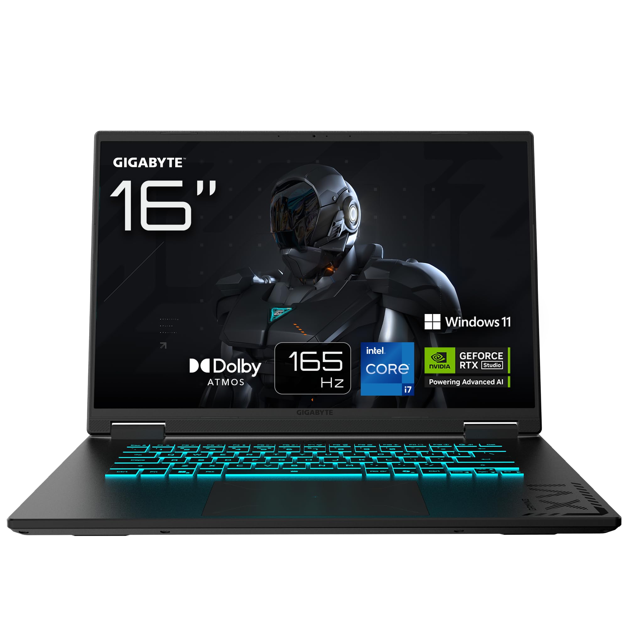 Gigabyte Gaming A16 CWH Ordinateur Portable - 16,0“, 165Hz WQXGA, i7-13620H, RTX 5070, 16Go DDR5, 1To Gen4 SSD, Win 11Home, Gara