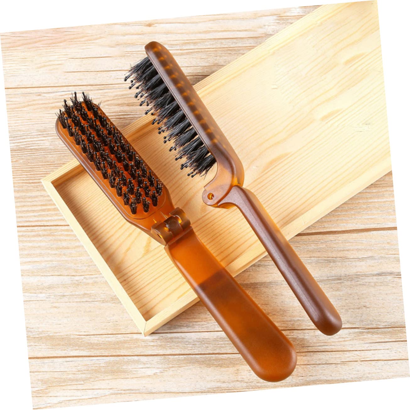 FRCOLOR 10stücke Faltbare Reisehaarbürste Und Haarkamm Tragbare Haarbürsten Für Und Für Lockiges Und Haar Ergonomisches Design Für