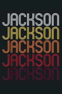 Jackson TN Vintage Style Tennessee: notebook, notebook journal beautiful , simple, impressive,size 6x9 inches, 114 paperback pages