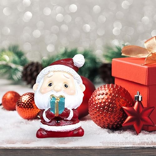 Miniatura 4 de Fenteer Figura de estatua en miniatura, decoración de manualidades, adorno de pastel de paisaje, micro figura de Navidad para fiestas, interiores