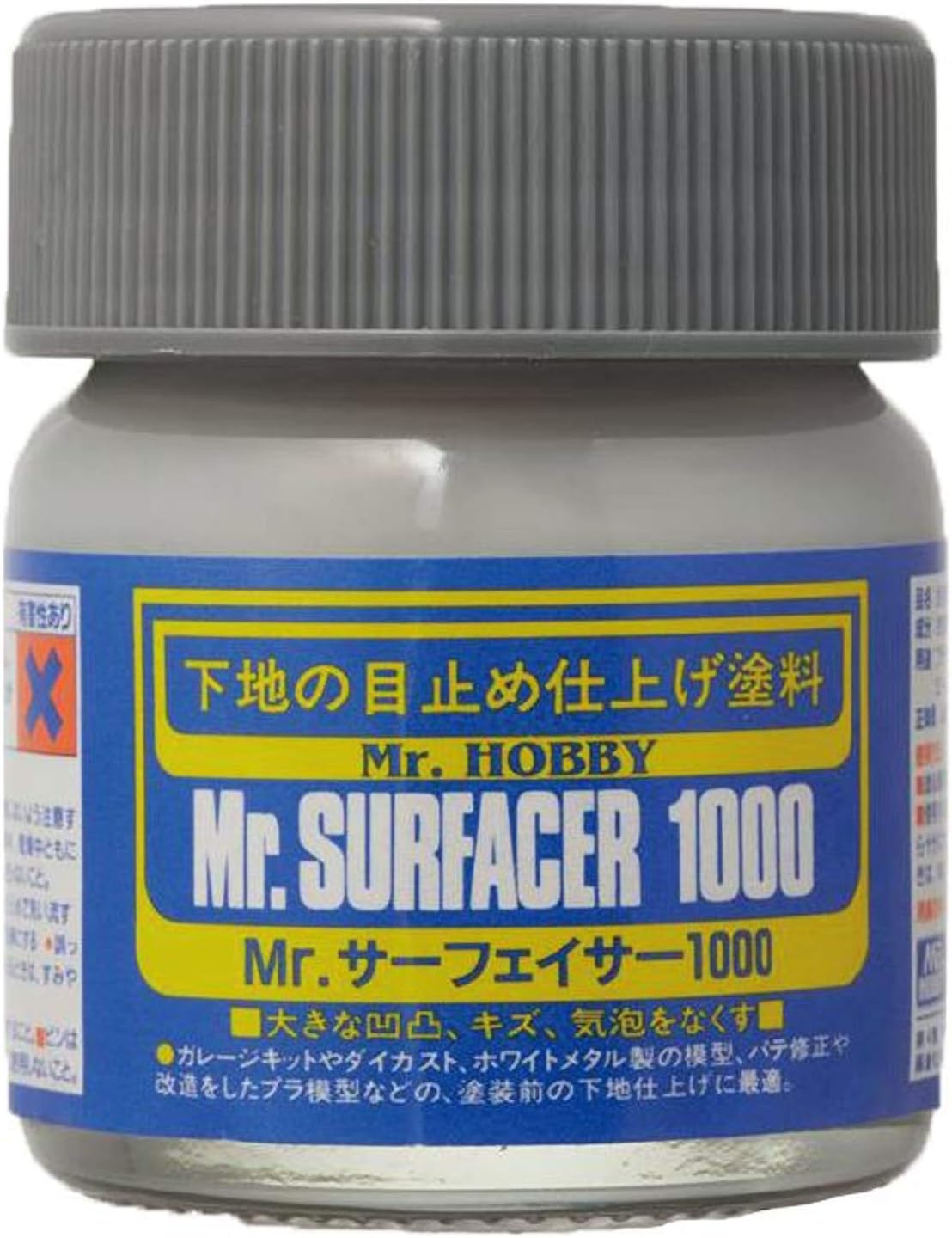 BANDAI Mr. Surfacer 1000 Mastic Liquid, 40ml, Acrylic, Oil Paint Liquid