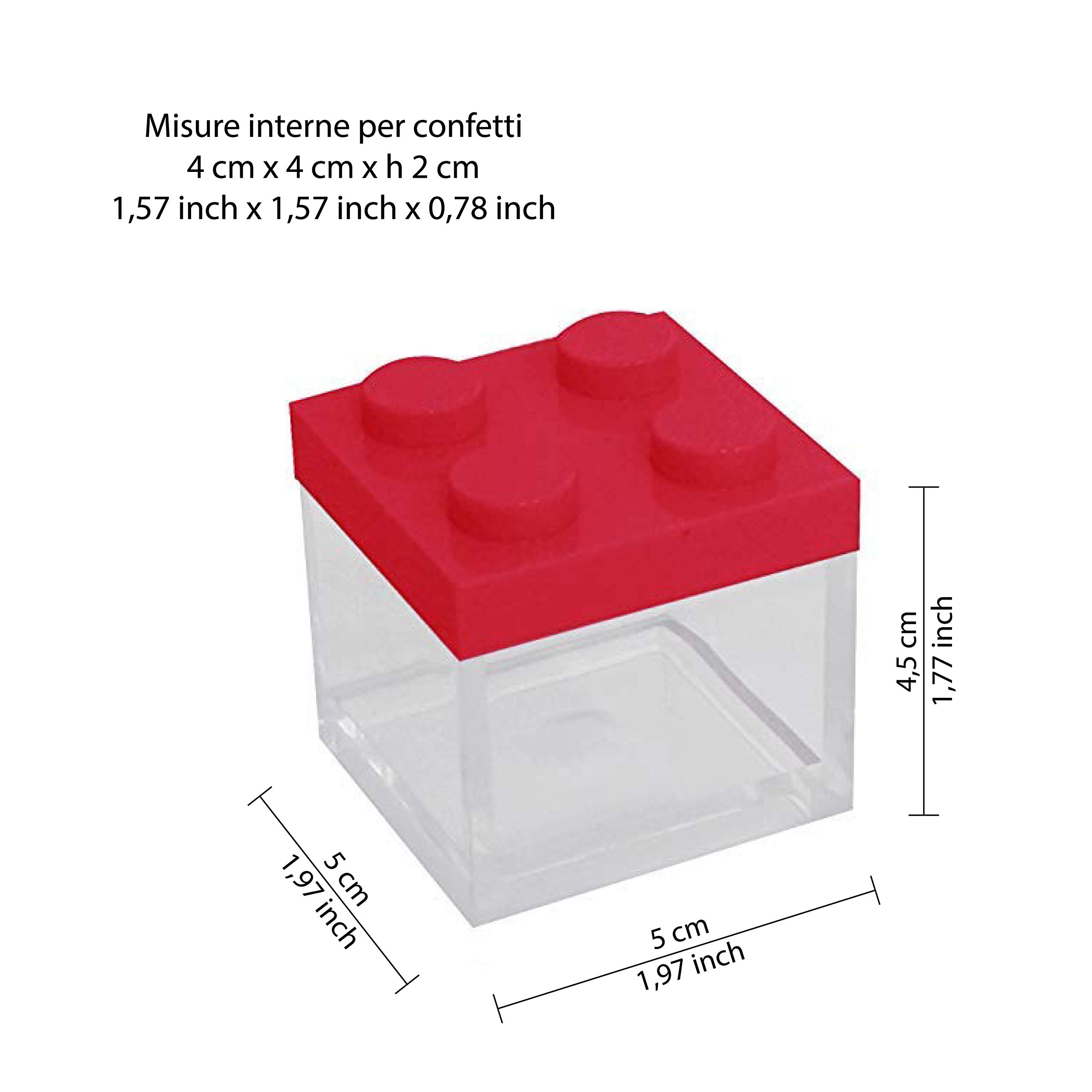 Scatola Bomboniera Portaconfetti Trasparente In PVC Set 24 Pezzi 15x5 Cm - Takestop - Idee - Foto 11