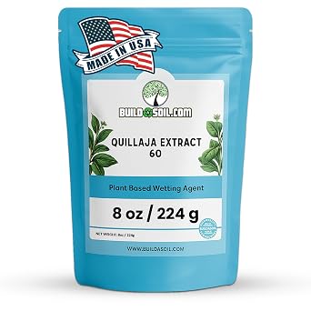 BuildASoil Quillaja Saponaria Extract Powder 60% 8 oz Natural Root Growth Booster for Plants