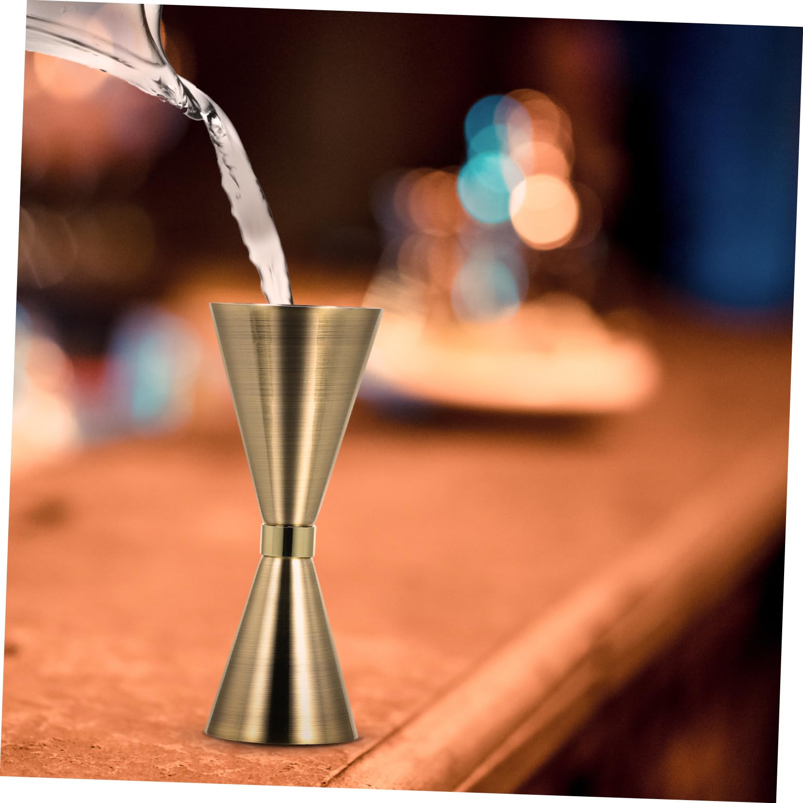 MAGICLULU 2pièces Tasse à Mesurer Acier Inoxydable pour Cocktails Jigger Bar Multifonctionnel Accessoire De Mixologie Et Réutilisable