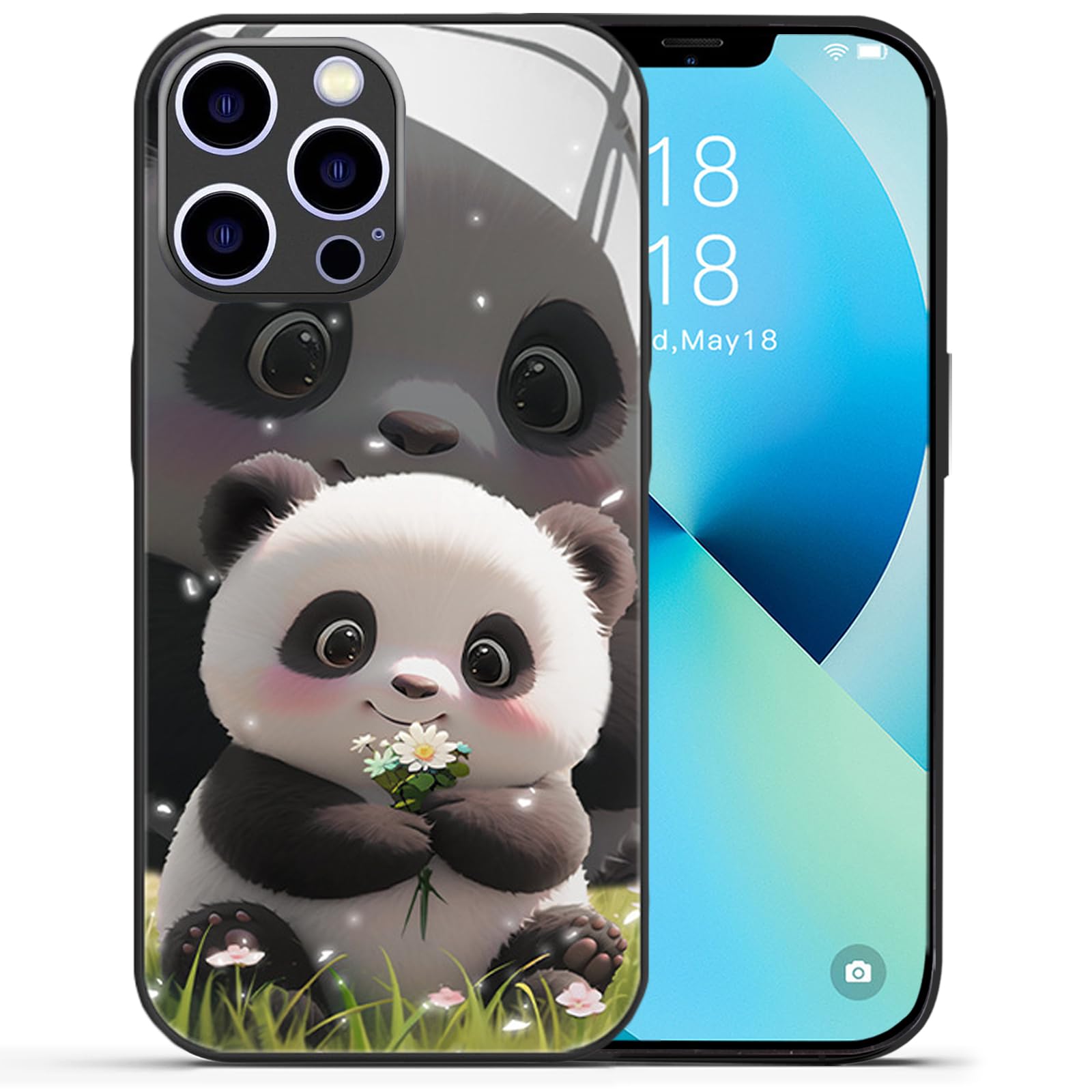 Personalized Custom Glass Phone Cases Tempered Glass Case for iPhone 17 16 15 14 13 12 11 Pro
