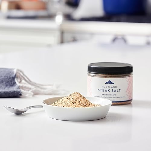 Miniatura 4 de Portland Salt Co. Mezcla de sal y especias para bistec, condimento y frote artesanal, multiusos, sin OMG, 4 onzas (paquete de 1)