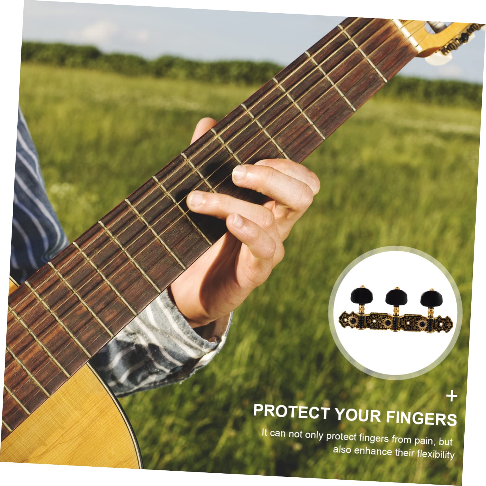 Toyvian 3paare Klassische Gitarren-stimmmechaniken Langlebige Installieren Für Reparaturen Und Wartungsarbeiten An Klassischen Gitarren