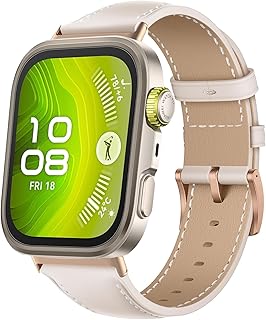 [LanQii] レザーバンド 用の HuaWei Watch Fit 4 PRO / 4 / 3 対応 バンド PUレザー素材 ベルト ソフト 柔軟性 ビジネス風 交換ベルト レディース&メンズ 革製ストラップ
