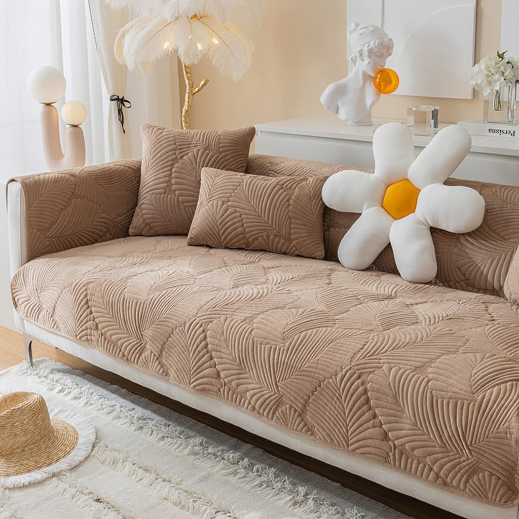 Cover Sofabezug Couch Ecksofa L Form couchschoner rutschfest Sofaschoner rutschfest Sofaschutz Sitzfläche Couchhusse for1 2 3 4 Sitzer Schonbezug Sofa Sofahusse ( Color : G , Size : 90*210cm ) Küche, Haushalt & Wohnen