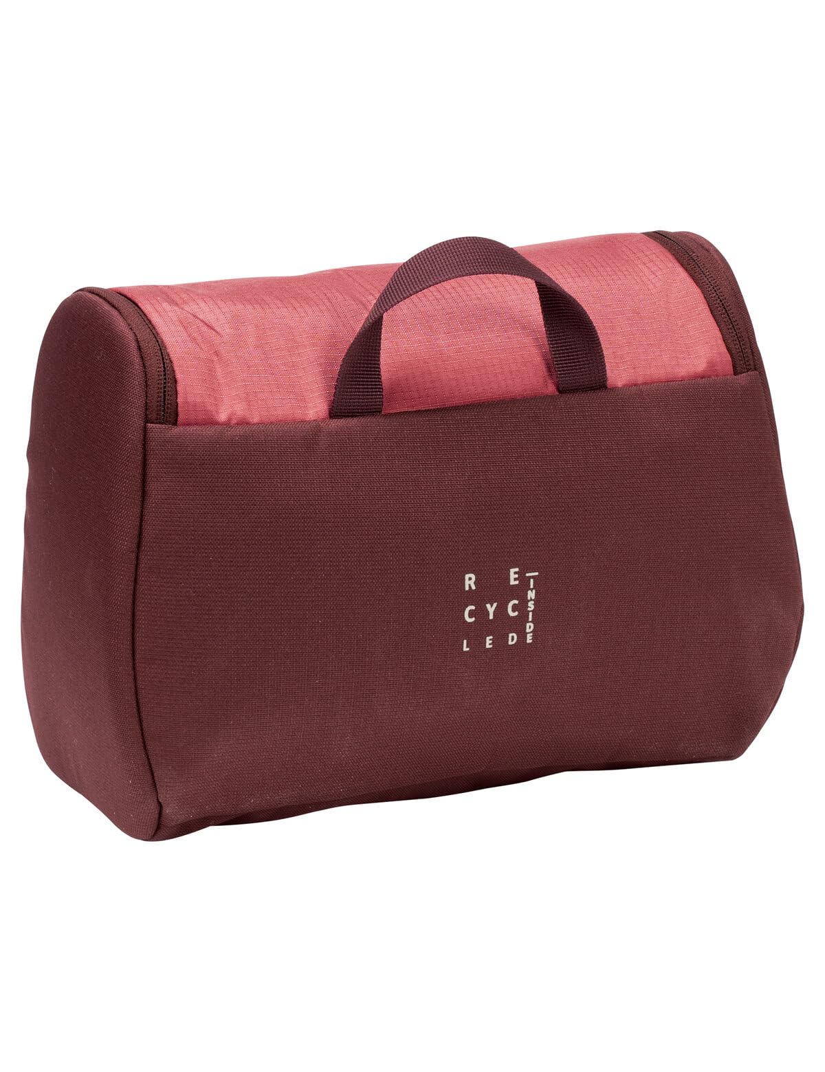 VAUDE Beauty case WegaWash in, beauty case con specchio integrato, portaspazzolino e gancio per appenderla, borsa da toilette imbottita con suddivisione interna ben studiata