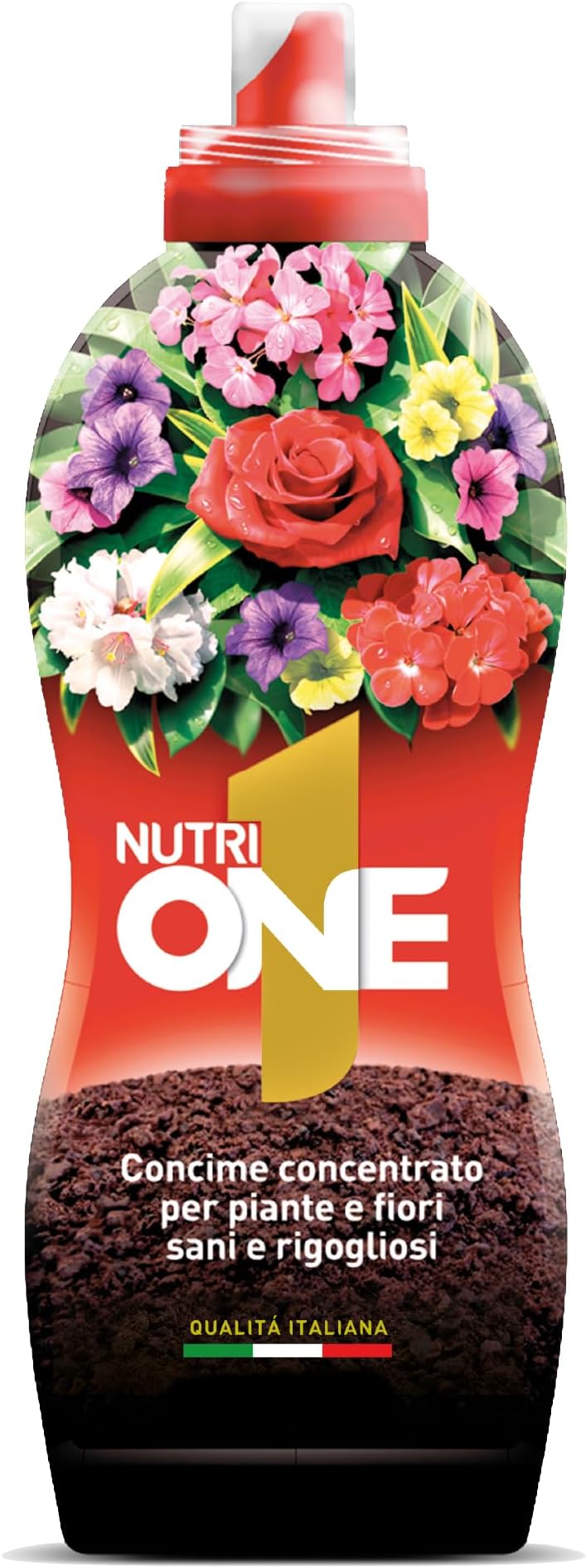 Liquid Concentrated Fertiliser for healthy and lush plants and flowers. With extracts of plant origin and microelements, 1 L