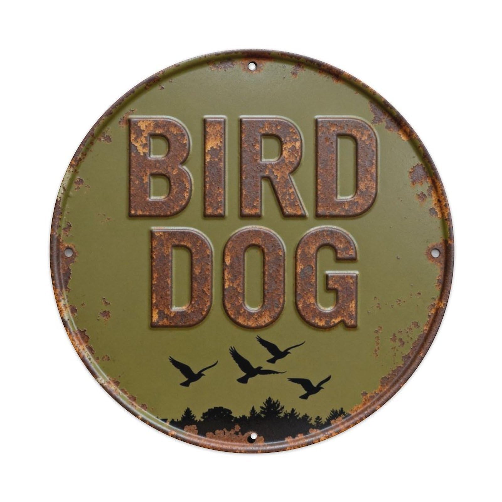 Bird Dog Metal Tin Sign Plaque