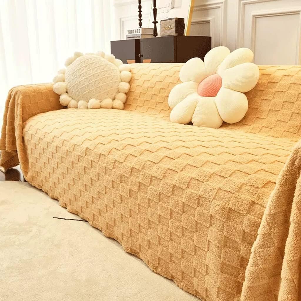 Sofa Cover Fabric Style Sofa Towel Winter Luxury Sofa Cover Cover Sofa Blanket Full Cover (Color: D, Size: 180 * 130cm) (B 180 * 320cm)