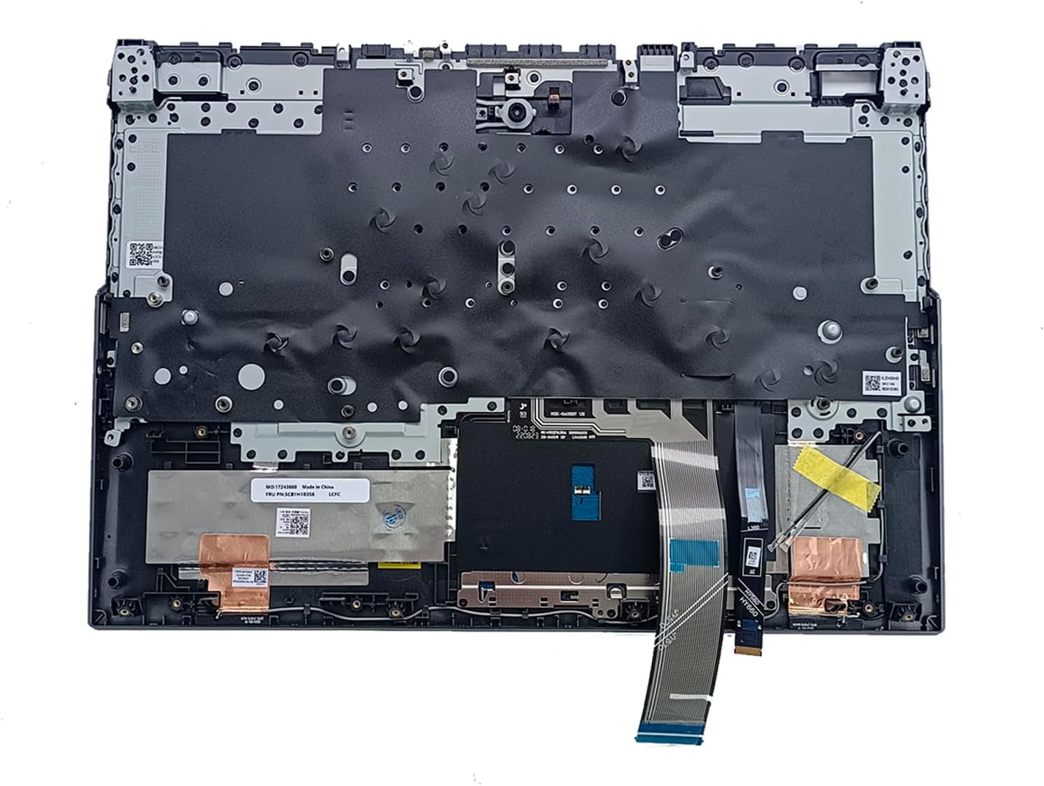 Replacement for Lenovo Legion 5 Pro 16 INT Laptop Upper Top Cover Case Palmrest RGB Backlit Keyboard Touchpad Assembly Part 5CB1H18356 5CB1H18382 5CB1F37738 5CB1F38518