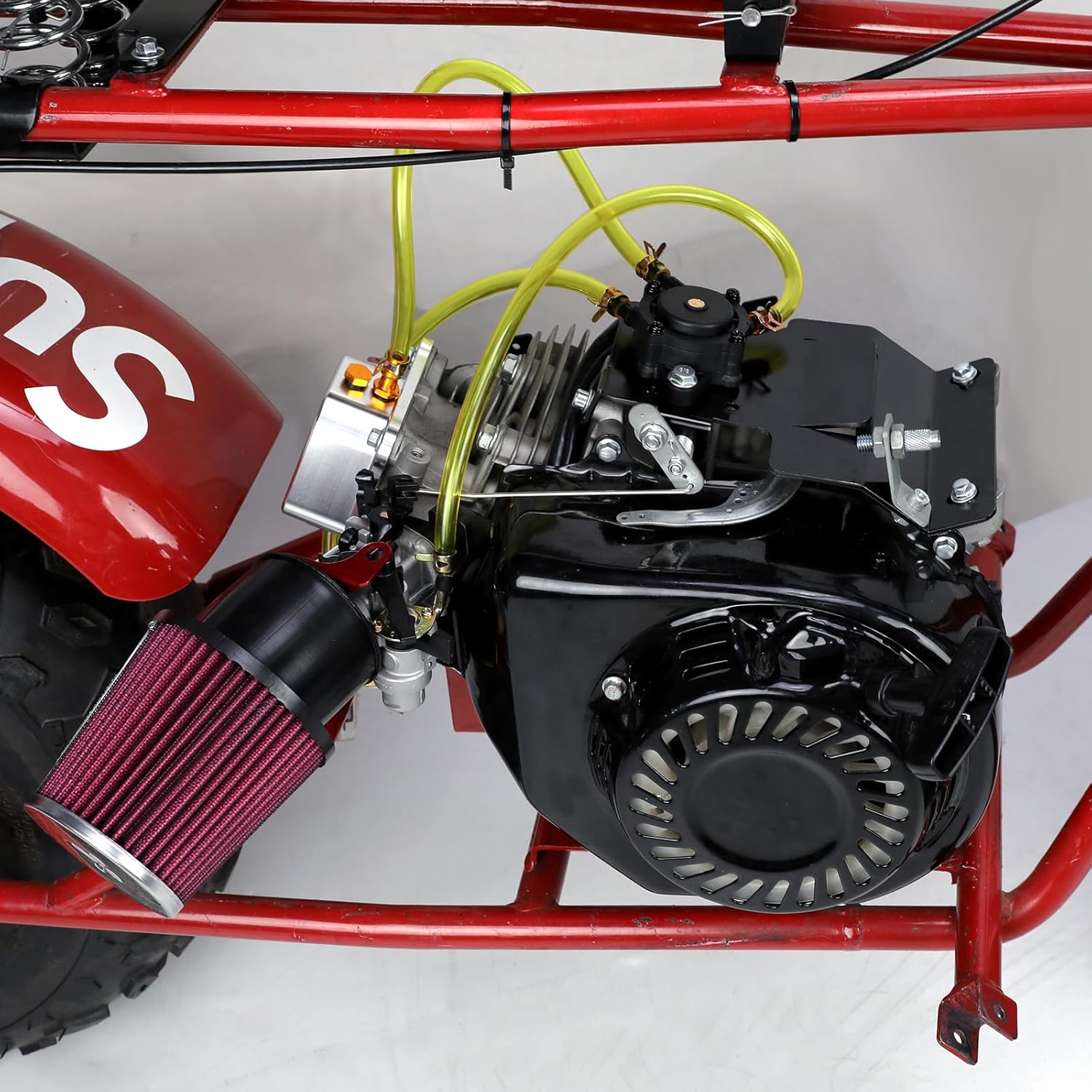 Throttle Top Plate Kit Engine Motor Mount Compatible with Predator 212 224cc 196cc GX200 GX160 GX140 Engine Coleman CT200U CT200U-EX BT200X KT196 Baja Trailmaster MB200 Mini Bike Go Kart Parts