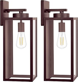 BesLowe 15’’ Large Outdoor Wall Lights, Porch Lights Oil-Rubbed Bronze
