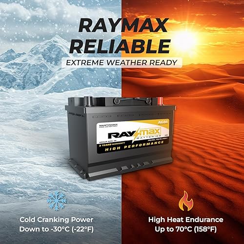 Miniatura 5 de AGM Batería de coche H6 Grupo 48  12V 760 CCA  70Ah  Batería automática sin mantenimiento para coches, camiones y SUV, ciclo profundo, listo para