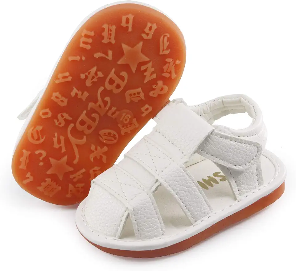 Sandálias para bebês meninas meninos sola macia de borracha para recém-nascidos primeiro andador berço verão praia sapatos