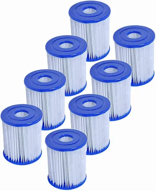 Bestway Type I Pool Filter Cartridge Replacement (8-Pack)