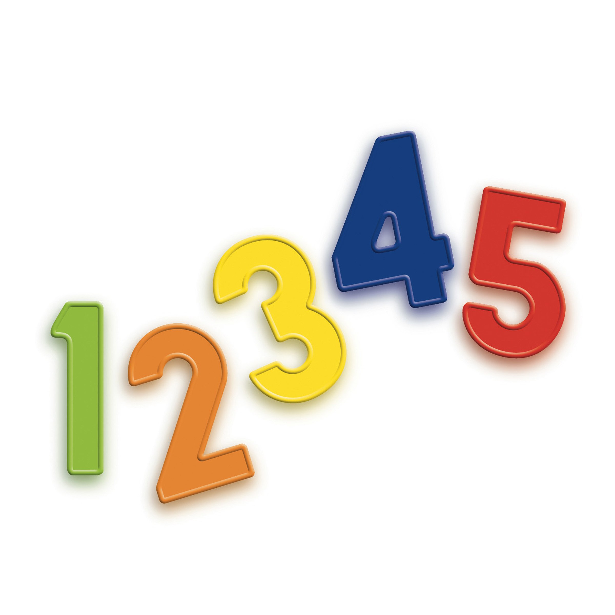 Quercetti 123 Magnetic Ricambi Numeri, Ideale con Lavagna Magnetica per Bambini, 48 Numeri Magnetici Colorati, Giochi Educativi 4 Anni, Regalo Bambina 5 Anni, Giochi Bambini 4 Anni Made in Italy