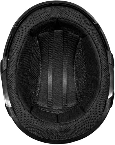 Miniatura 6 de Daytona Helmets Casco de media calavera con capucha para motocicleta con protector interno incorporado, aprobado por DOT, ligero, cómodo y