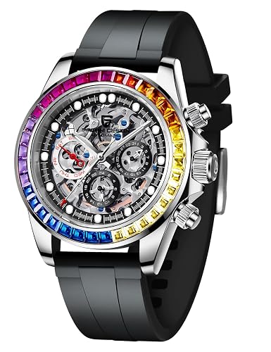 Pagani Design Skeleton Design Mechanical Waterproof Watch Sapphire Crystal High