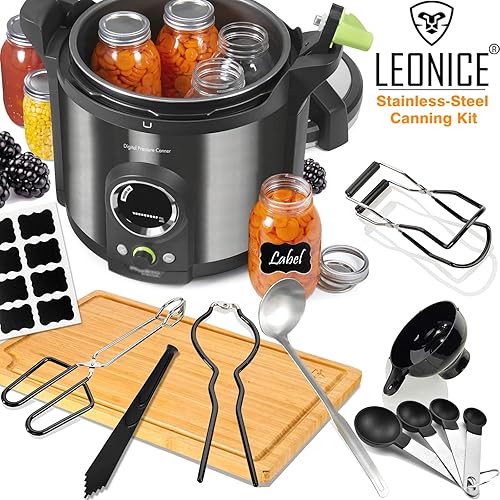 Miniatura 2 de Kit de enlatado, kit de iniciación de suministros de enlatado, juego de enlatado de acero inoxidable de grado alimenticio para principiantes,