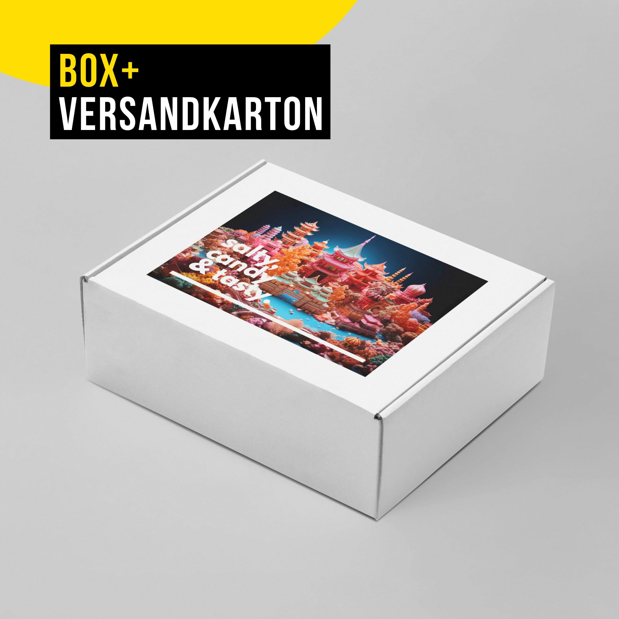 boxtasy Asiatische Süßigkeiten Box erstellt mit Snacks Candy Jelly Chips Cracker aus Thailand Japan Korea China Philippinen mit 30 Teilen als Geschenk-Set Probierpaket Probierset