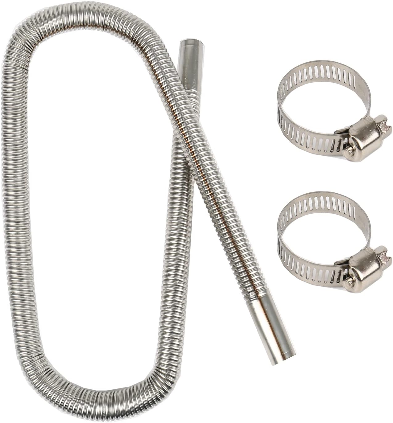24mm Stainless Steel Exhaust Pipe(1m) 36061296 90394 With Clamps Compa - View #8