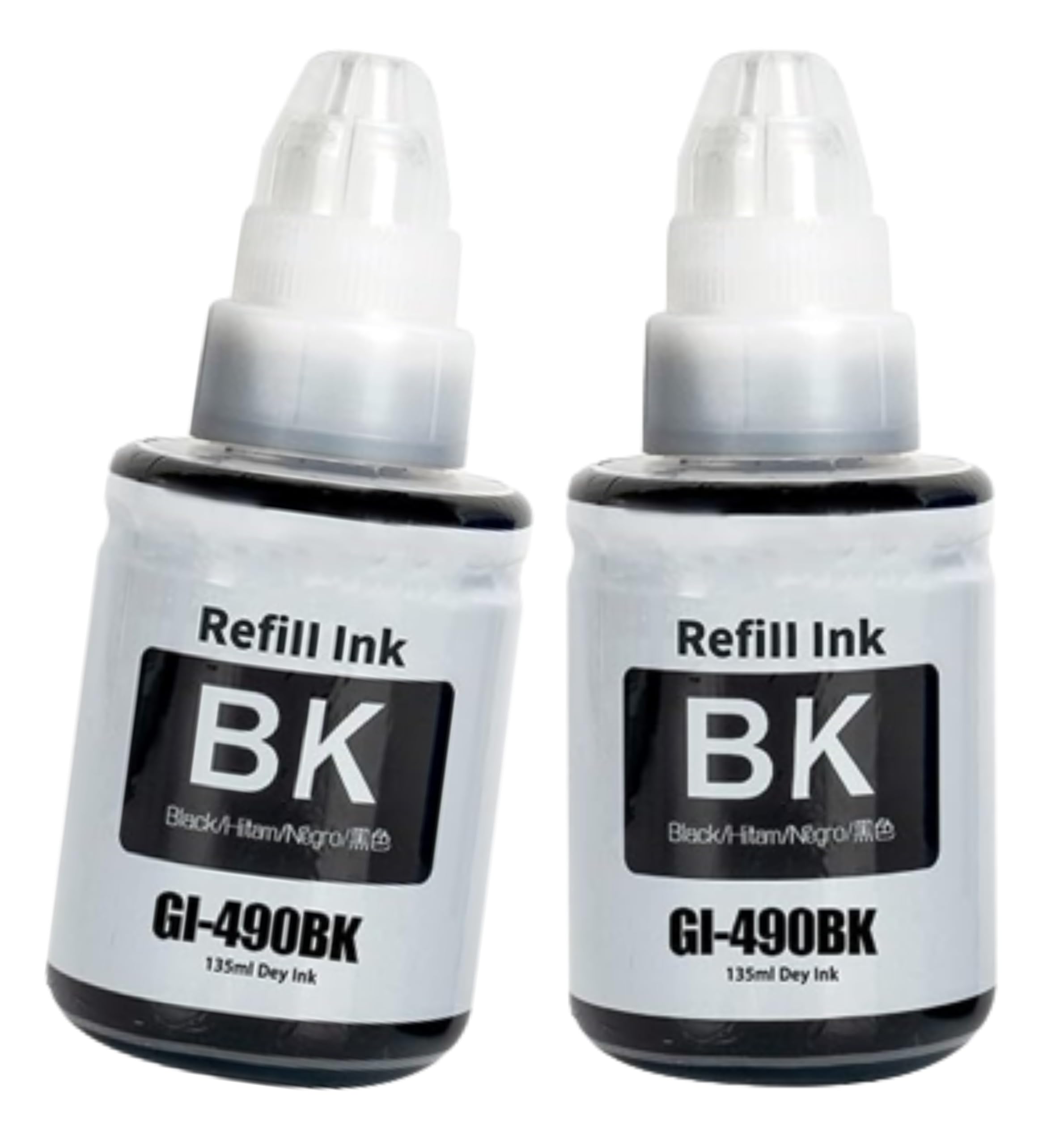 ANG GI-790 GI790 790 Ink Bottle for PIXMA G1000, G1010, G1100, G2000, G2002, G2010, G2012, G2100, G3000, G3010, G3012, (BK2 Ink)