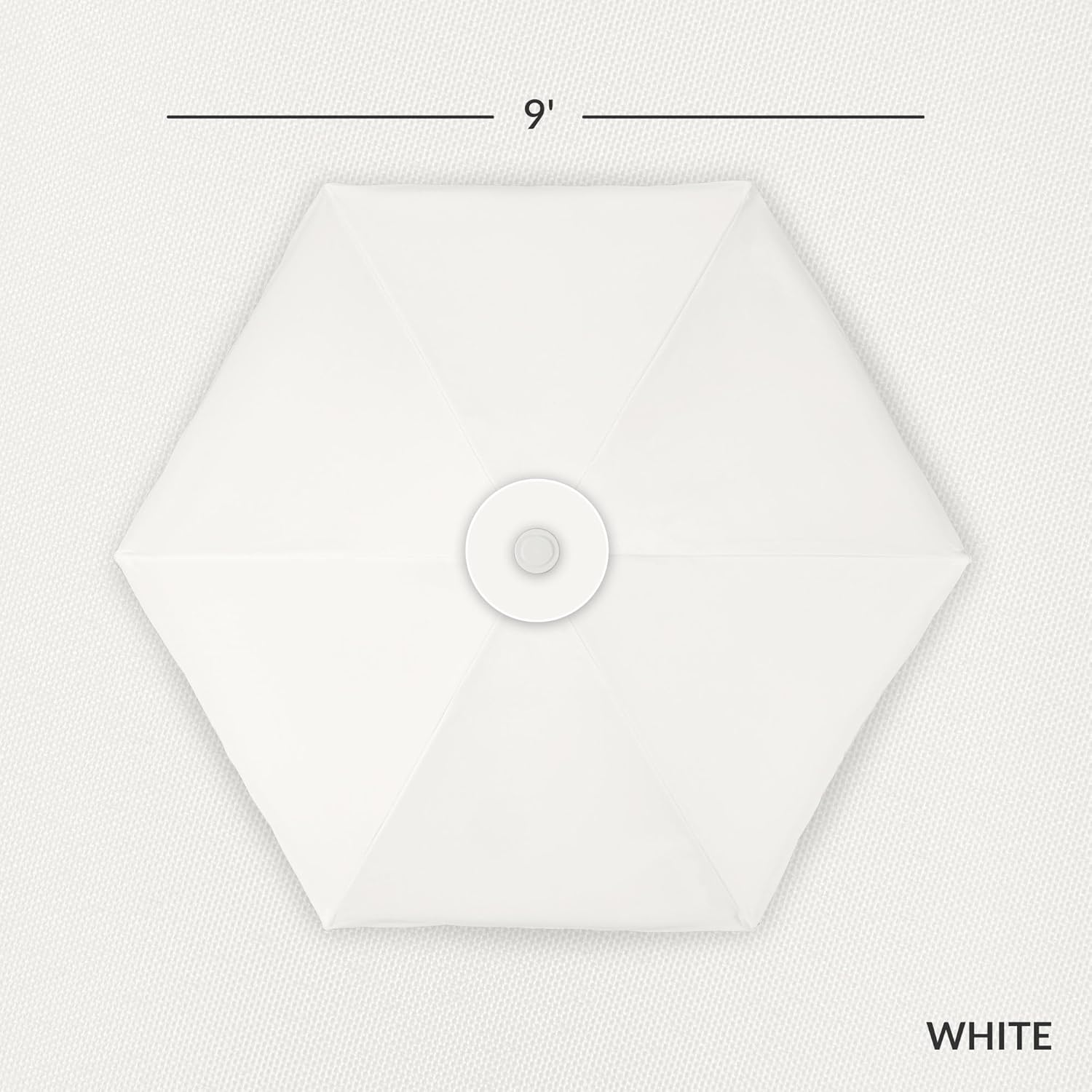 Best Choice Products 9ft Fringe Market Patio Umbrella – Outdoor Boho Tassel Sunshade for Table, Pool, Deck, Backyard – UPF50+, Easy Tilt, Heavy Duty Steel Pole & Ribs - White - Image 7